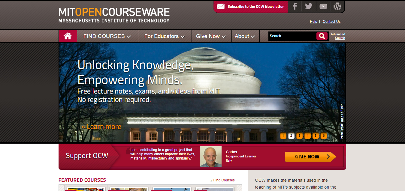 MIT Open Course Ware